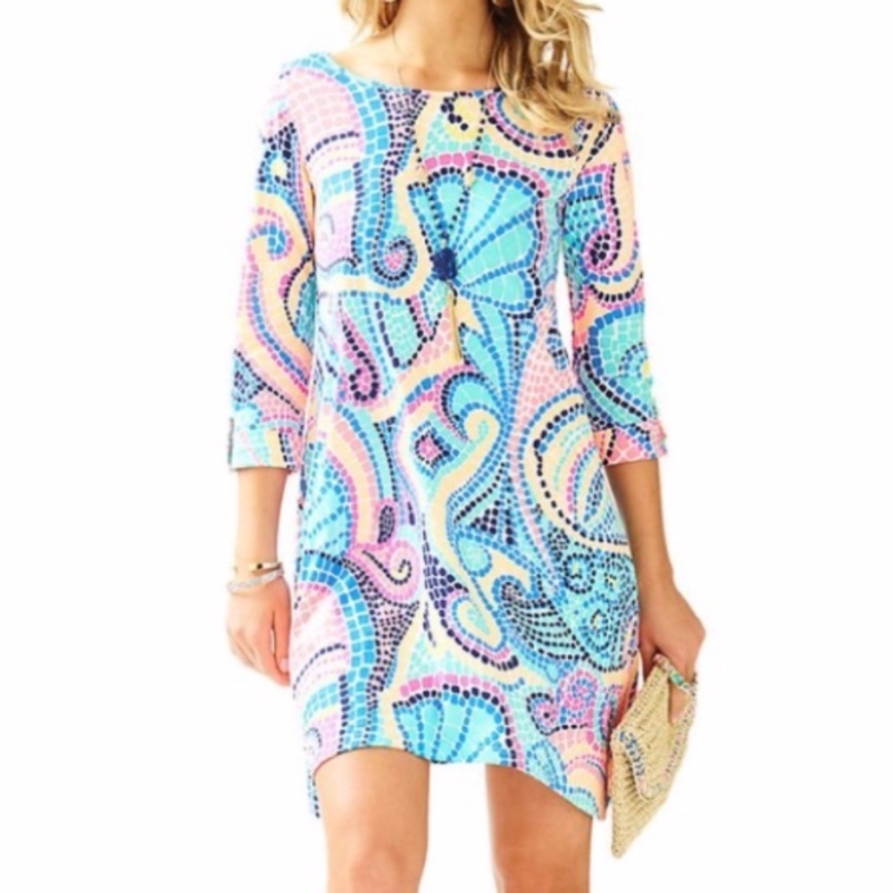 Lilly Pulitzer 'Tile Wave' Edna Dress!